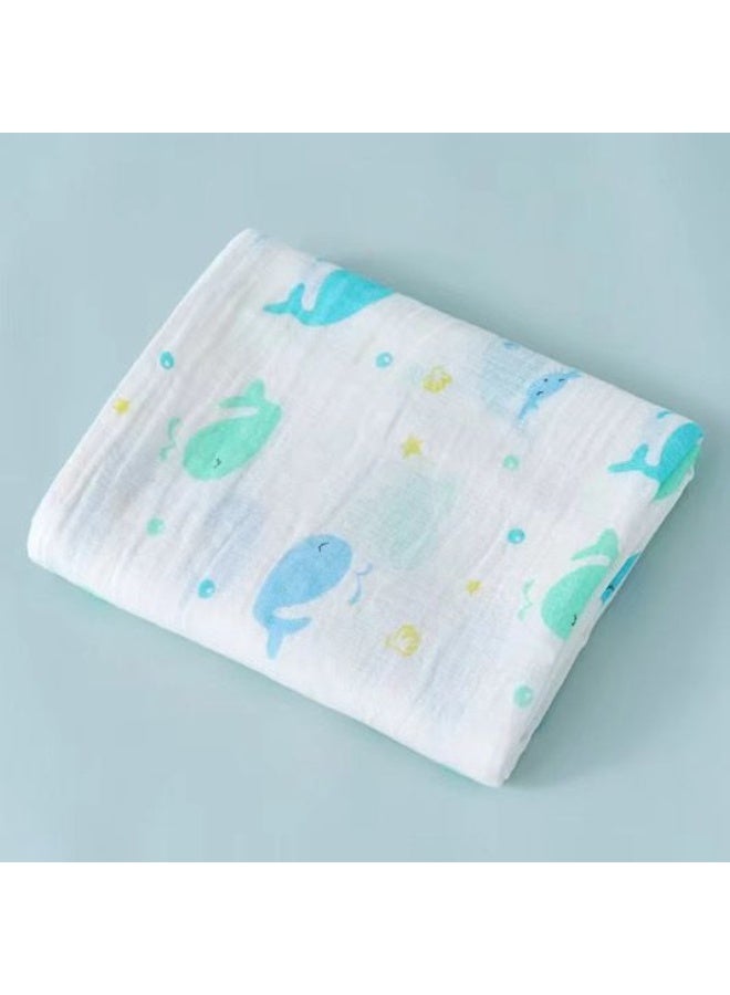 Anami 3-Pack Bamboo Cotton Muslin Baby Swaddles – Soft, Breathable, Multi-Use Wraps for Newborns (110x110cm) - Image 2